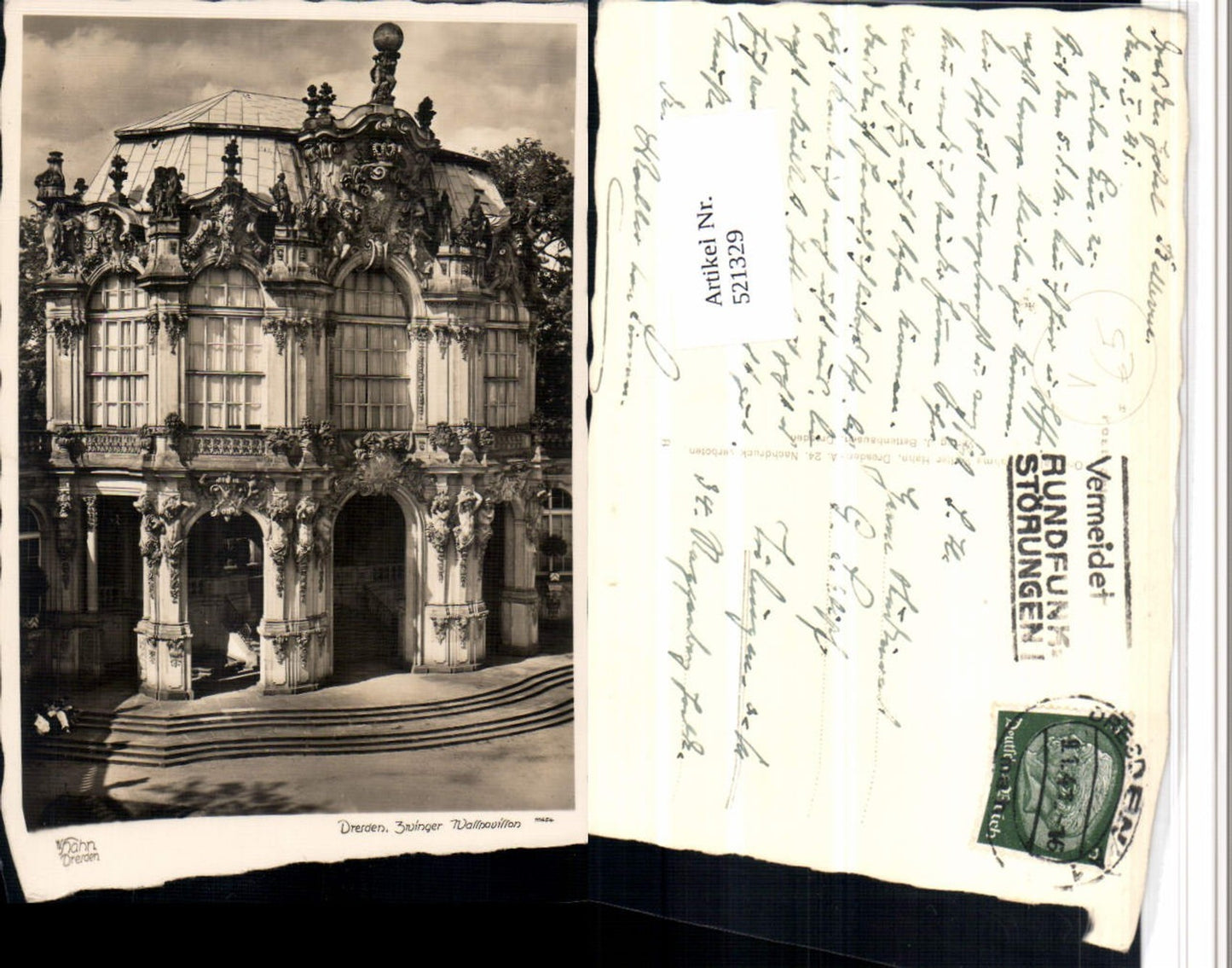 521329,Fotokunst Walter Hahn 10654 Dresden Zwinger Wallpavillon