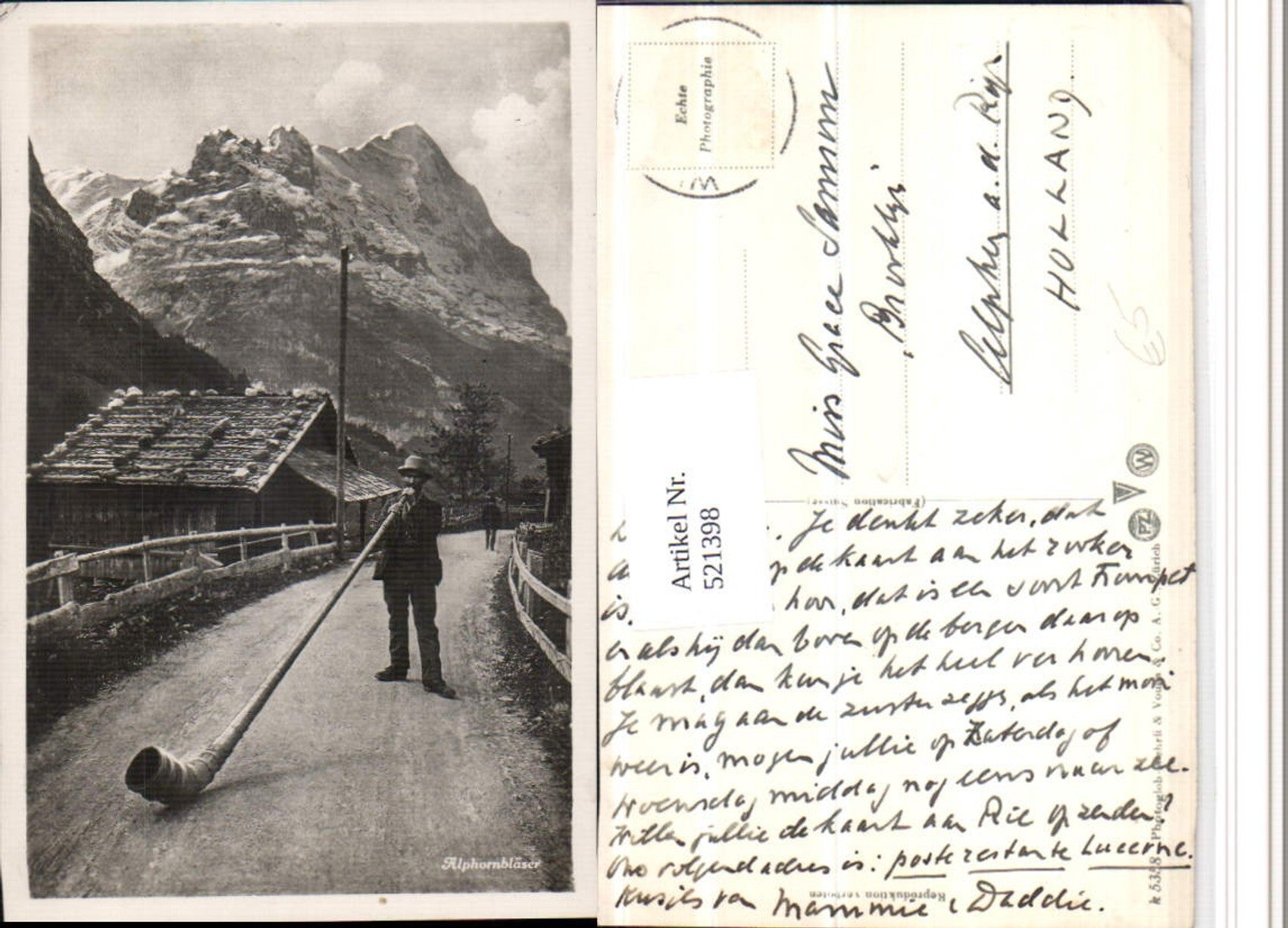 Alte Ansichtskarte – Old Postcard