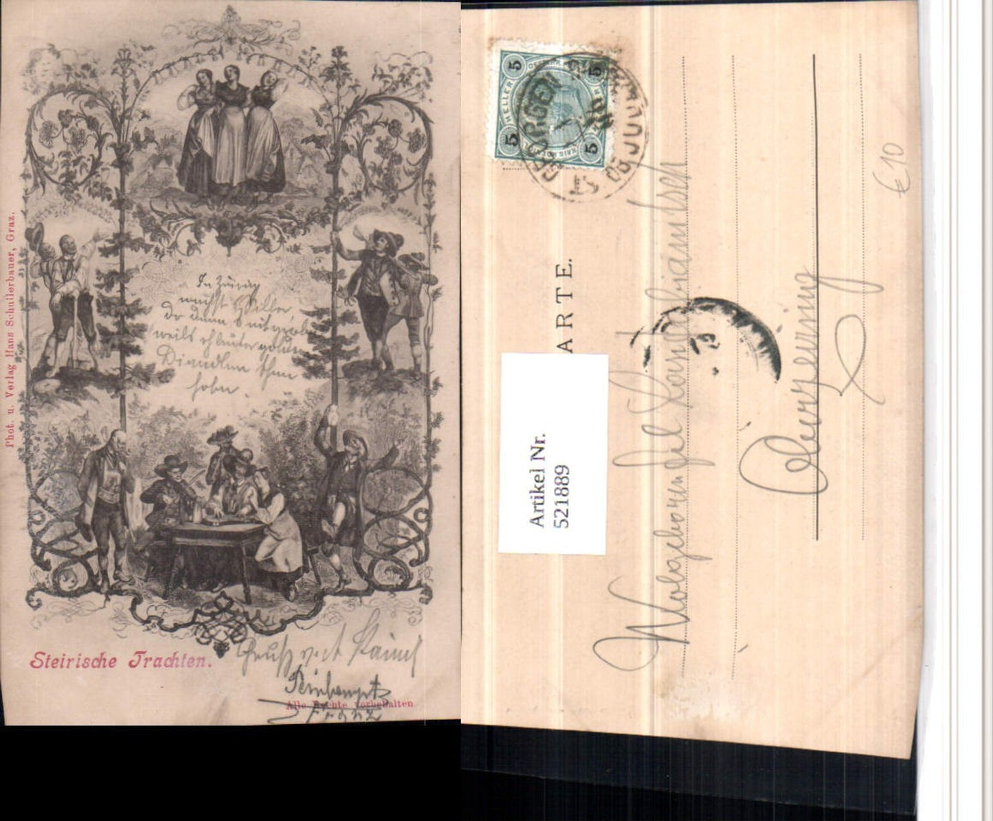 Alte Ansichtskarte – Old Postcard