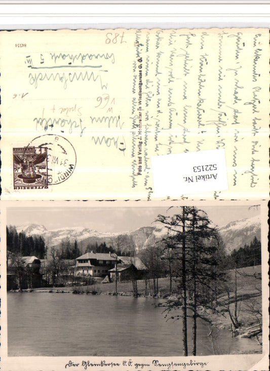 522153,Gleinkersee See b. Spital am Pyhrn Bergkulisse pub J. Hochreiter