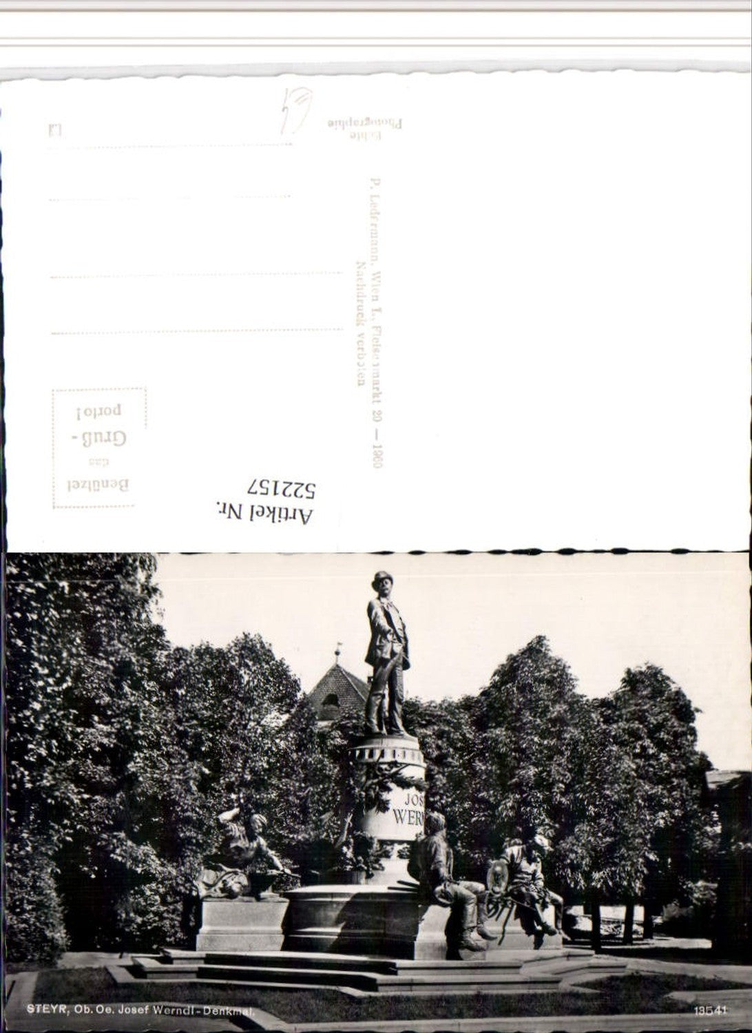 522157,Steyr an d. Enns Josef Werndl-Denkmal Statue