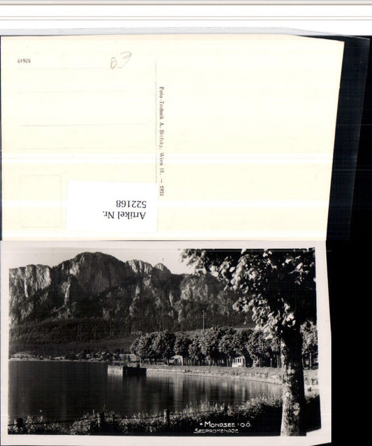 522168,Mondsee Seepromenade Bergkulisse