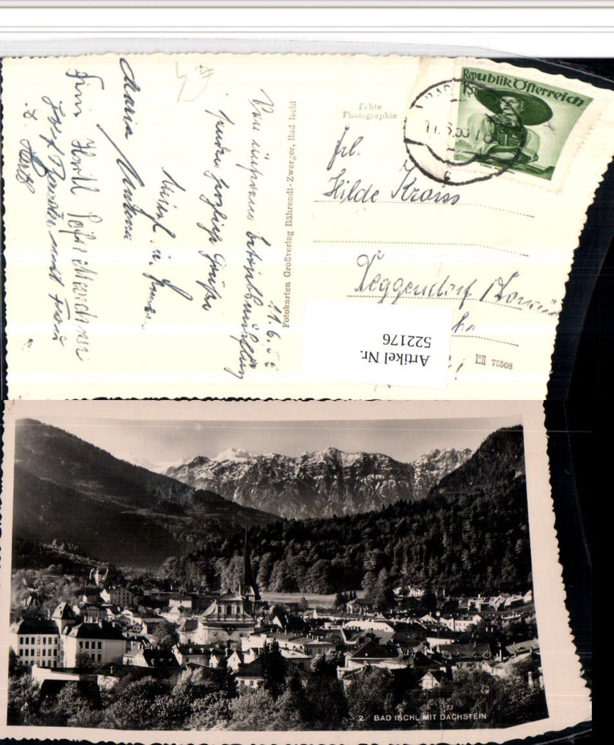 522176,Bad Ischl Teilansicht m. Dachstein Bergkulisse