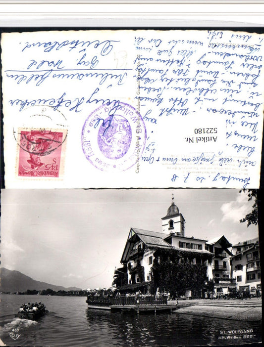 522180,St. Wolfgang Weißes Rössl Motorboot pub Cosy 403