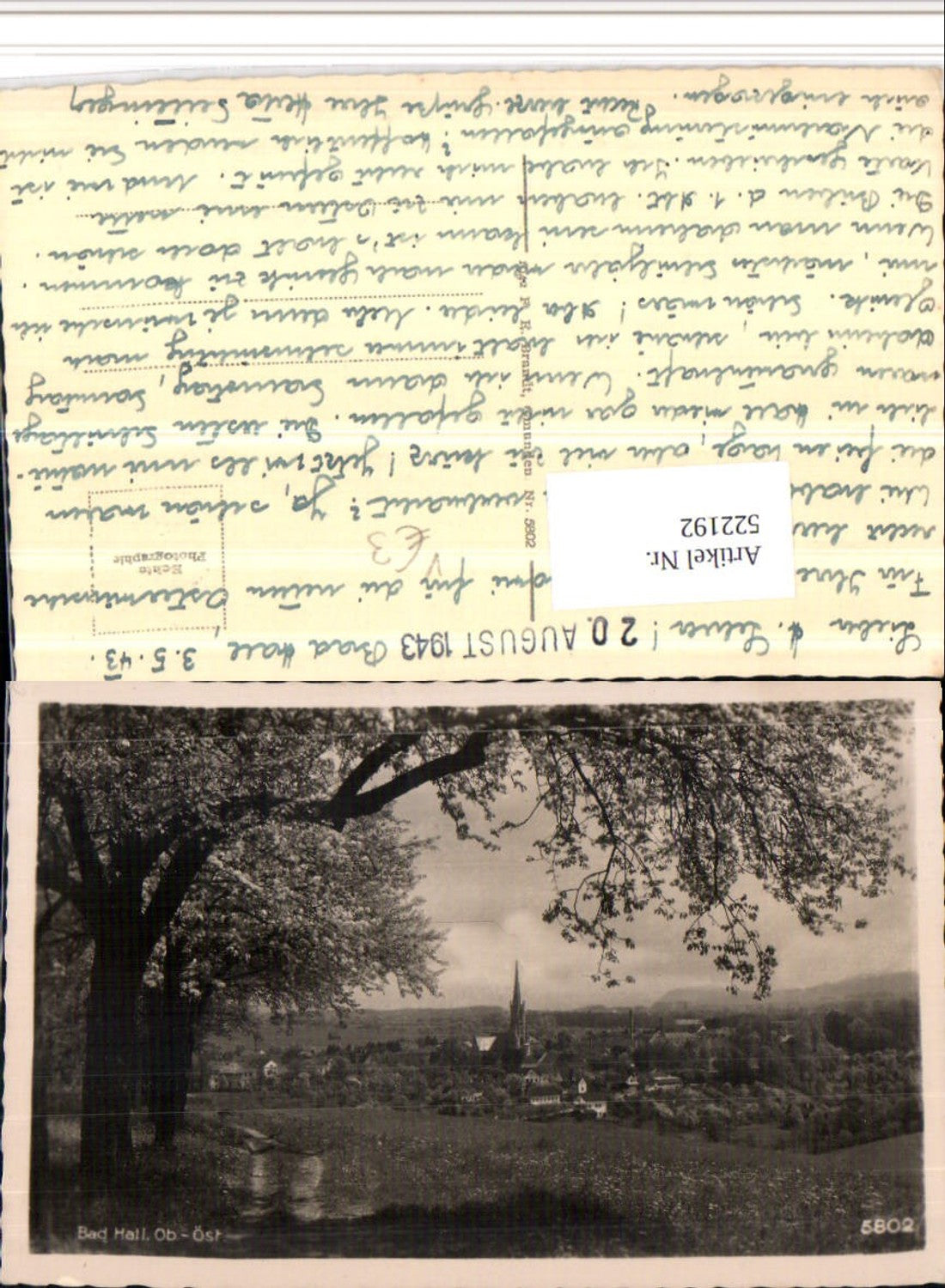 522192,Bad Hall Totale Wegpartie pub F.E. Brandt 5802