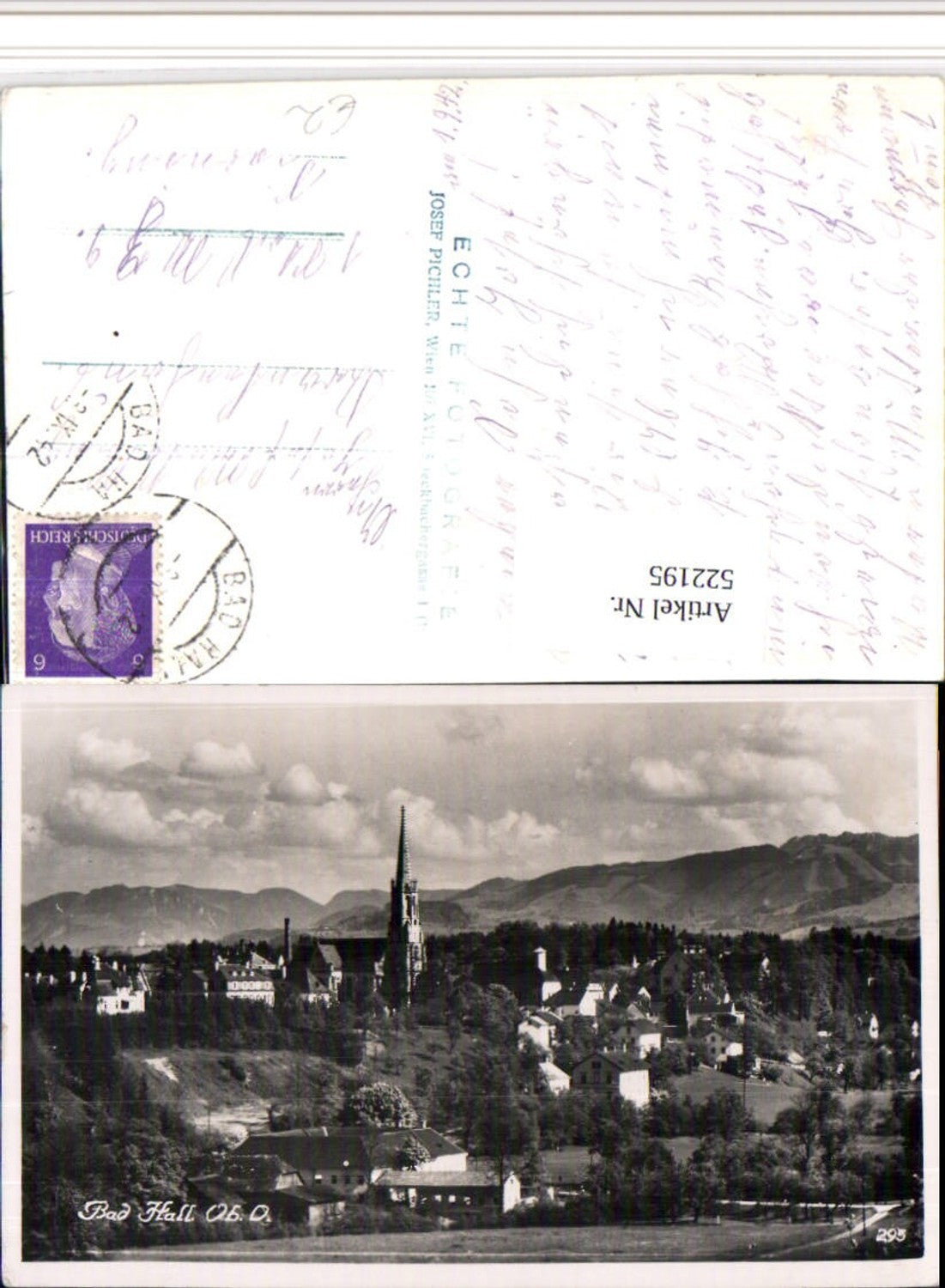 522195,Bad Hall Totale Bergkulisse