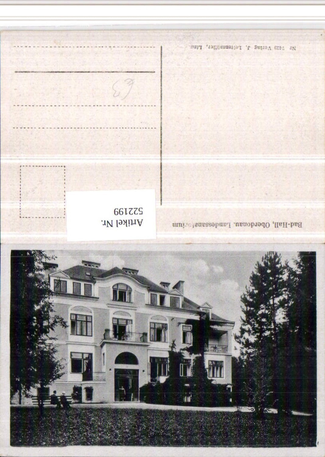 522199,Bad Hall Landessanatorium Gebäude