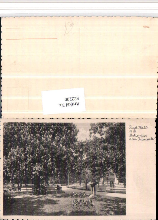 522200,Bad Hall Motiv aus dem Kurpark
