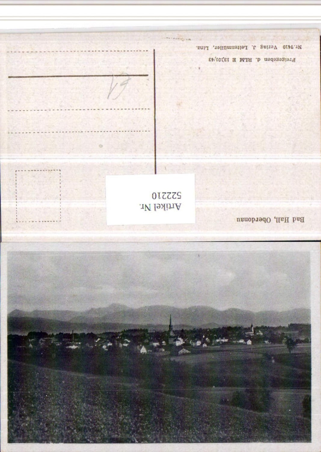 522210,Bad Hall Totale Bergkulisse