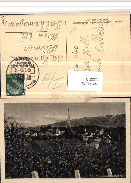 522213,Bad Hall Teilansicht Bergkulisse