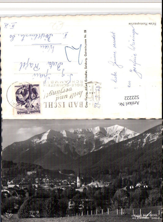 522222,Bad Ischl Totale m. Zimmnitz Bergkulisse pub Cosy 772