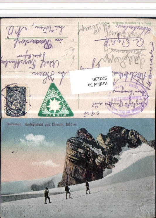 522230,Dachstein Karlseisfeld u. Dirndln b. Hallstatt pub Brandt 630c