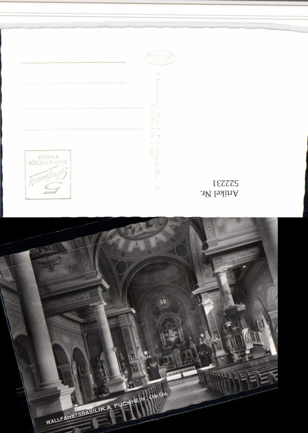 522231,Puchheim Wallfahrtsbasilika Kirche Innenansicht