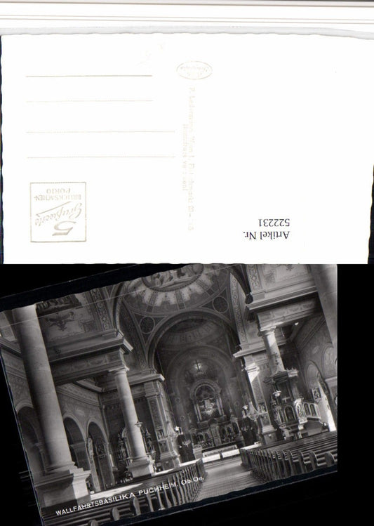 522231,Puchheim Wallfahrtsbasilika Kirche Innenansicht