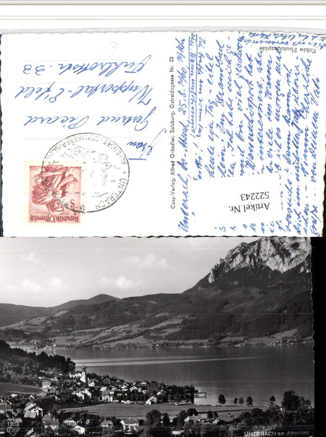522243,Unterach am Attersee Totale Bergkulisse pub Cosy 1203