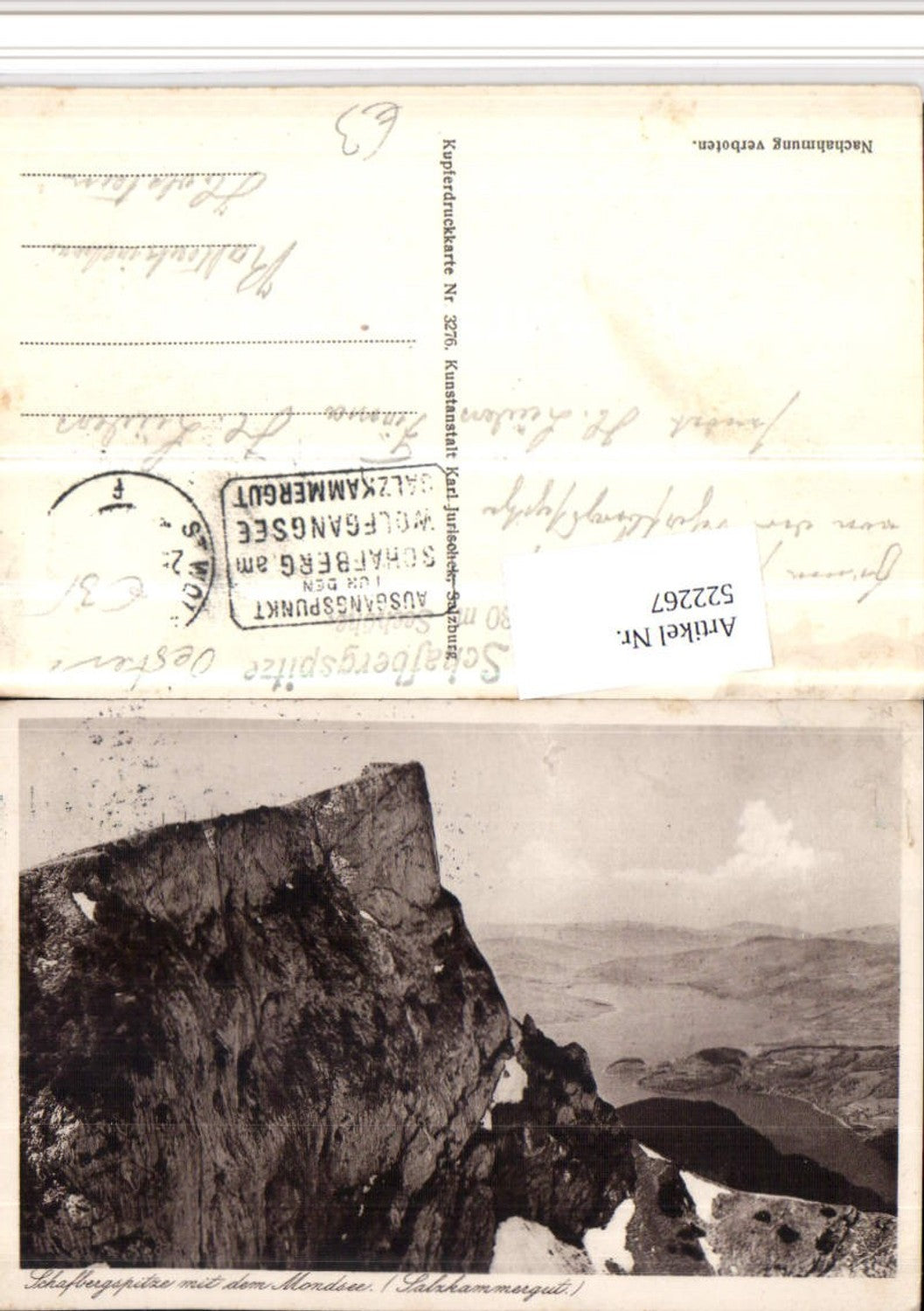 522267,Schafbergspitze m. Mondsee b. St. Wolfgang