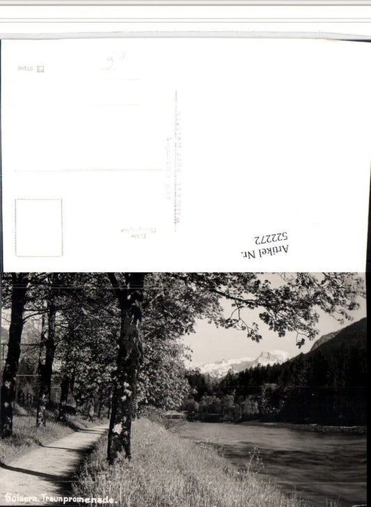 522272,Bad Goisern Traunpromenade Fluss Bergkulisse