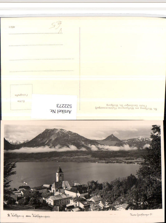 522273,St. Wolfgang Totale am Wolfgangsee Bergkulisse pub Gastberger 31