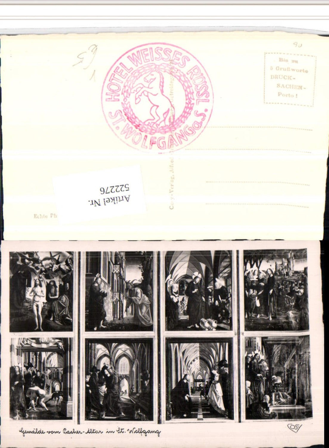 522276,St. Wolfgang Gemälde vom Pacher-Altar pub Cosy