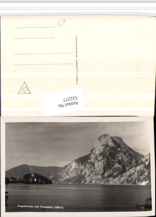 522277,Traunkirchen m. Traunstein Bergkulisse