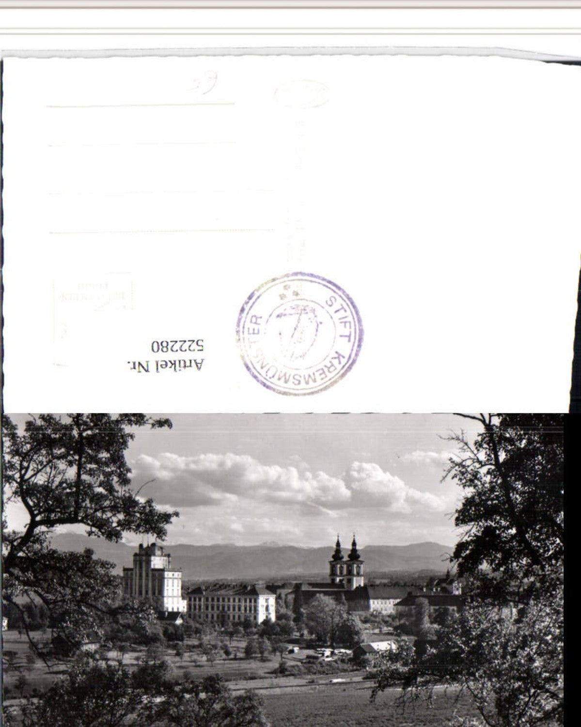 522280,Stift Kremsmünster Sternwarte u. Gymnasium