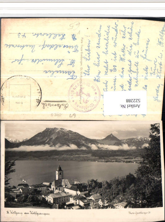 522288,St. Wolfgang am Wolfgangsee Totale Bergkulisse pub Gastberger 31