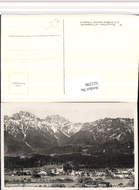 522290,Bad Goisern Totale Bergkulisse