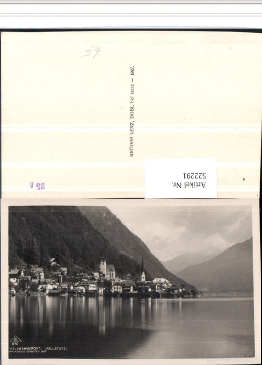 522291,Hallstatt am See Teilansicht