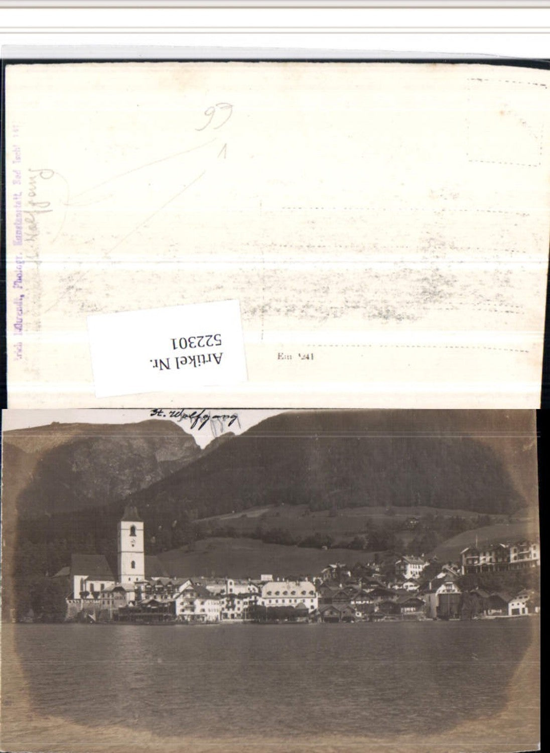 522301,Foto AK St. Woflgang Totale Kirche pub Erich Bährendt