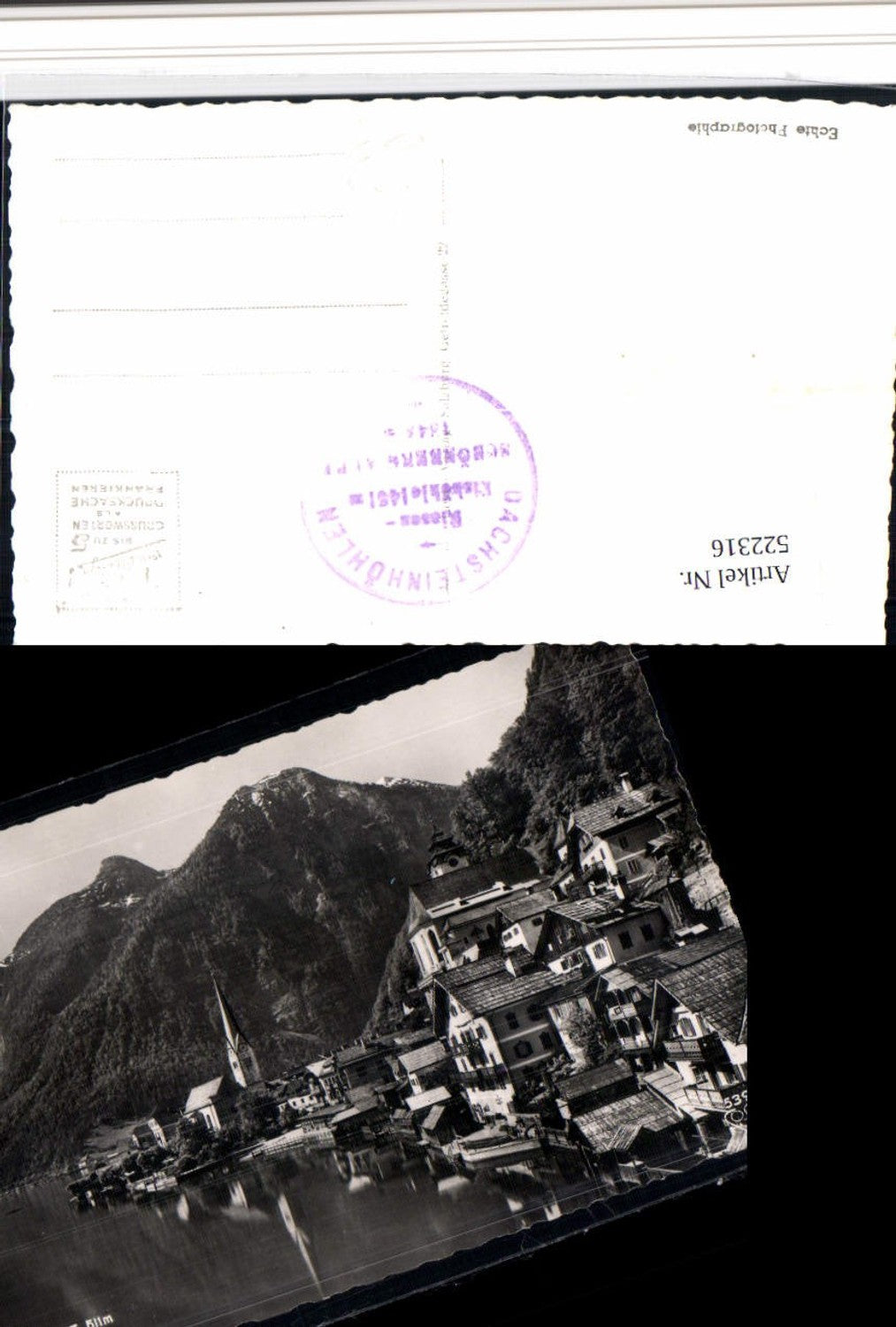 522316,Hallstatt am See Teilansicht Kirchen Bergkulisse pub Cosy 539