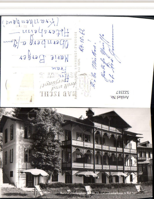 522317,Bad Ischl Kur- u. Erholungsheim der GK