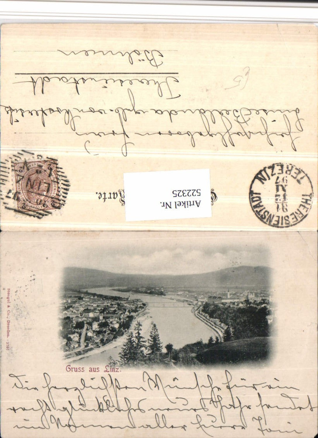 522325,Gruß aus Linz an d. Donau Totale pub Stengel & Co 3701