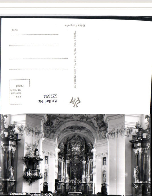 522354,Stiftskirche Engelszell b. Engelhartszell Innenansicht