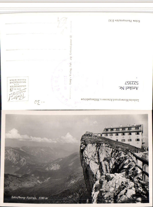 522357,Schafberg-Spitze b. St. Wolfgang m. Attersee pub Cosy