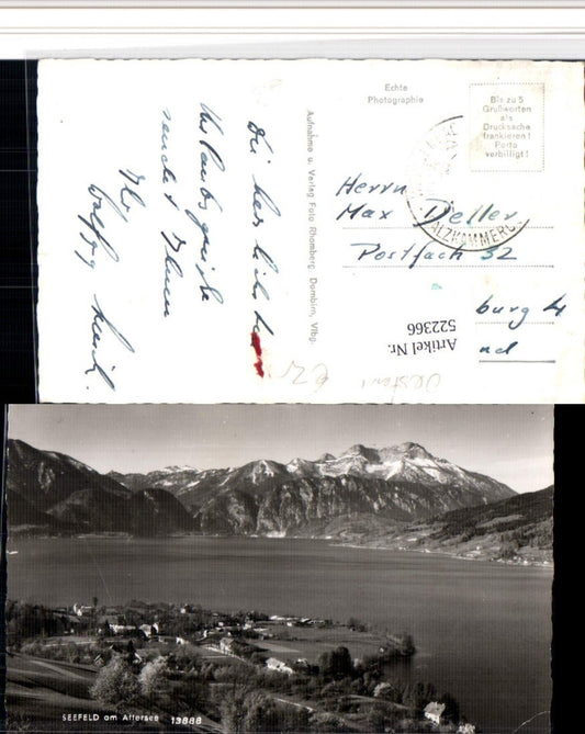 522366,Seefeld am Attersee Totale Bergkulisse