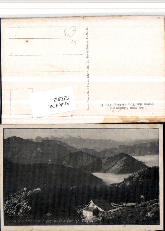 522382,Blick vom Schoberstein b. Steinbach geg Tote Gebirge Bergkulisse