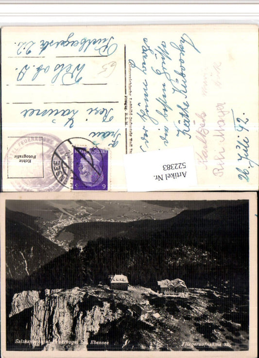 522383,Feuerkogel b. Ebensee Fliegeraufnahme