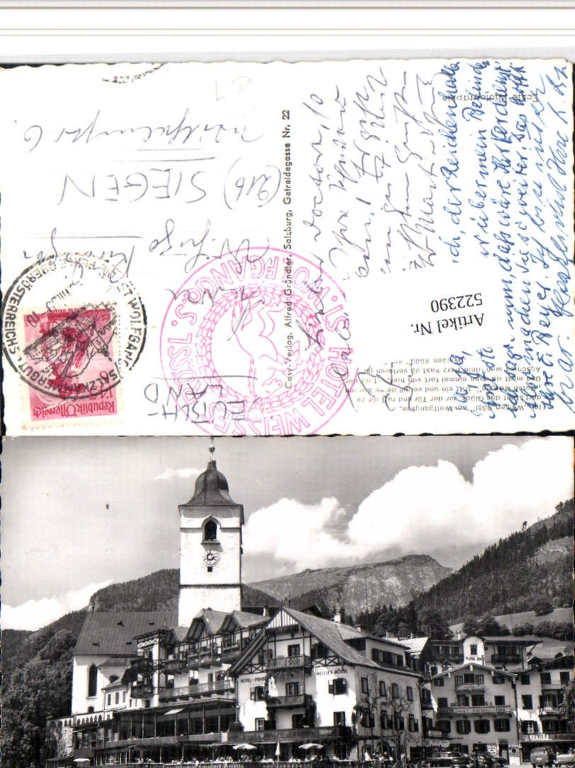 522390,St. Wolfgang Hotel Weißes Rössl Kirche pub Cosy 86