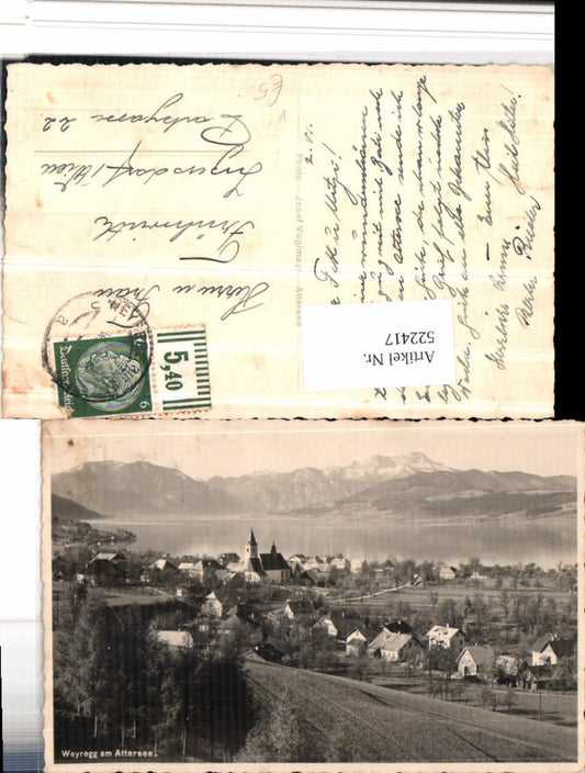 522417,Weyregg am Attersee Totale Bergkulisse pub Josef Voglmayr