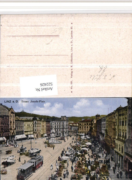 522426,Linz an d. Donau Franz Josefs-Platz Straßenbahn