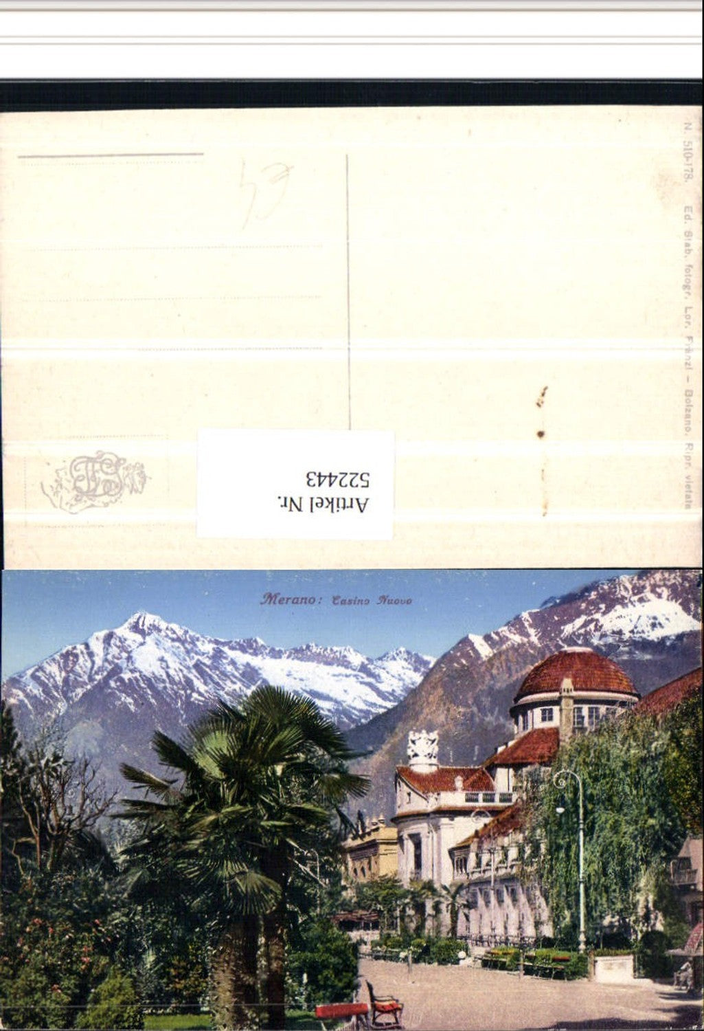 Alte Ansichtskarte – Old Postcard