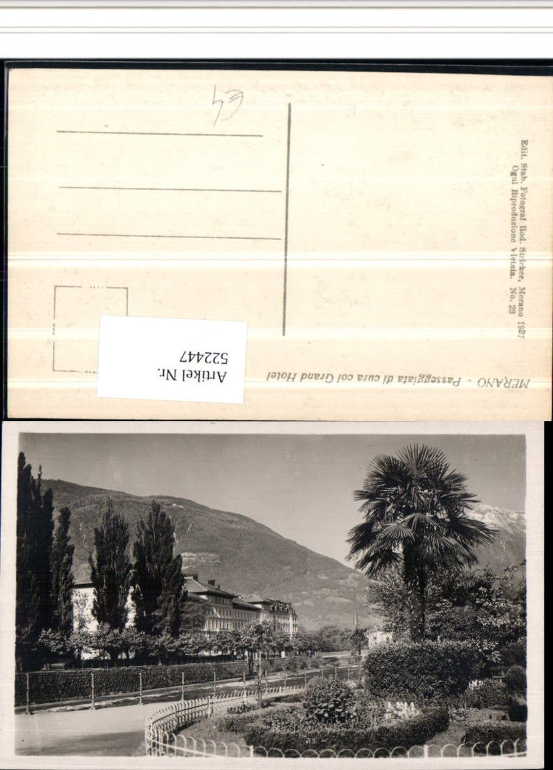 Alte Ansichtskarte – Old Postcard