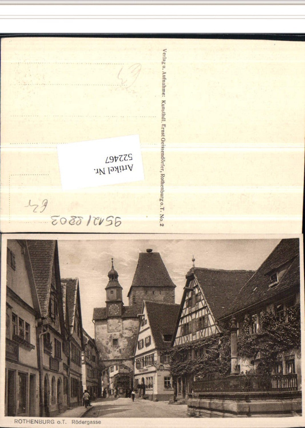 522467,Rothenburg ob der Tauber Rödergasse