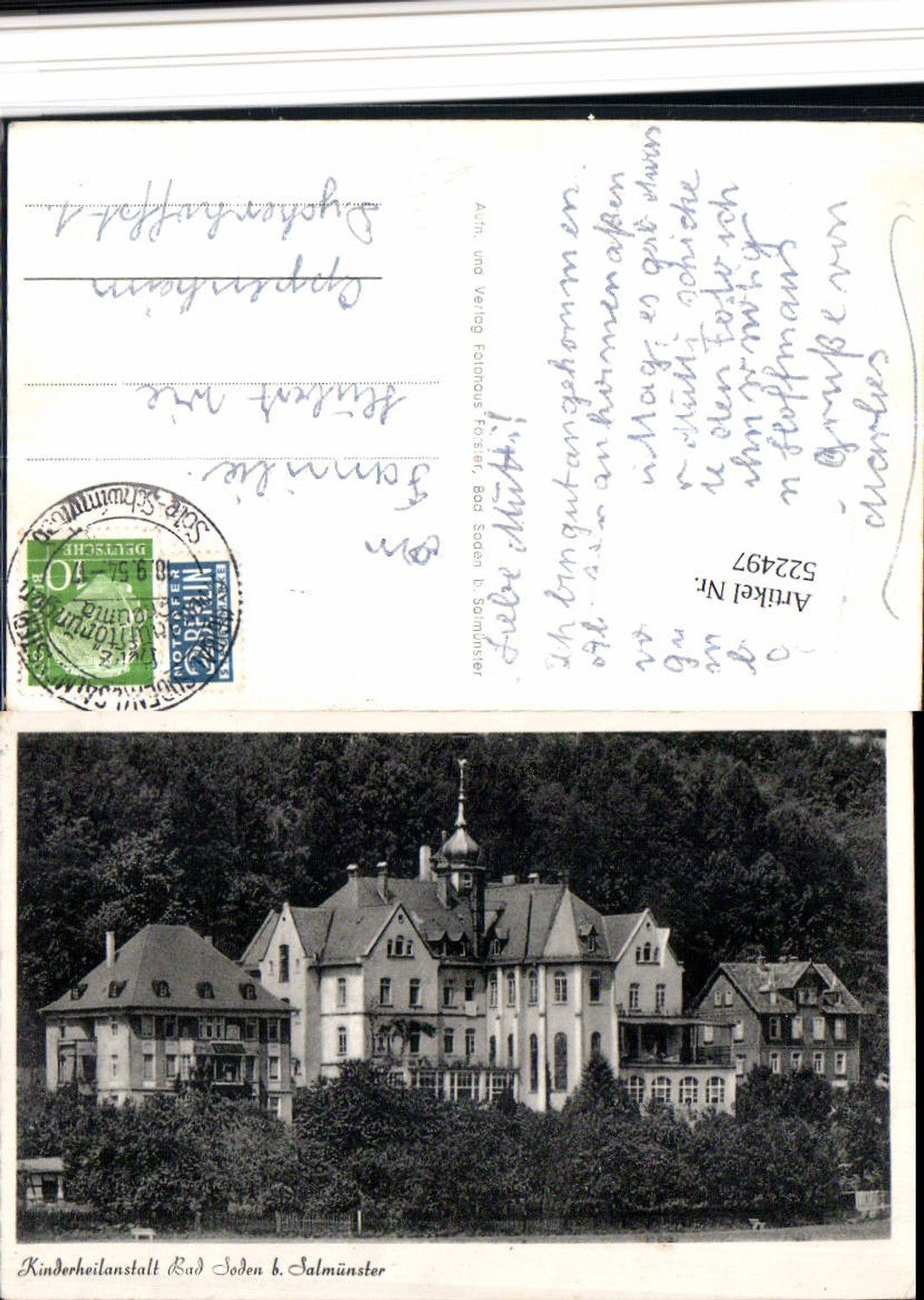 Alte Ansichtskarte – Old Postcard