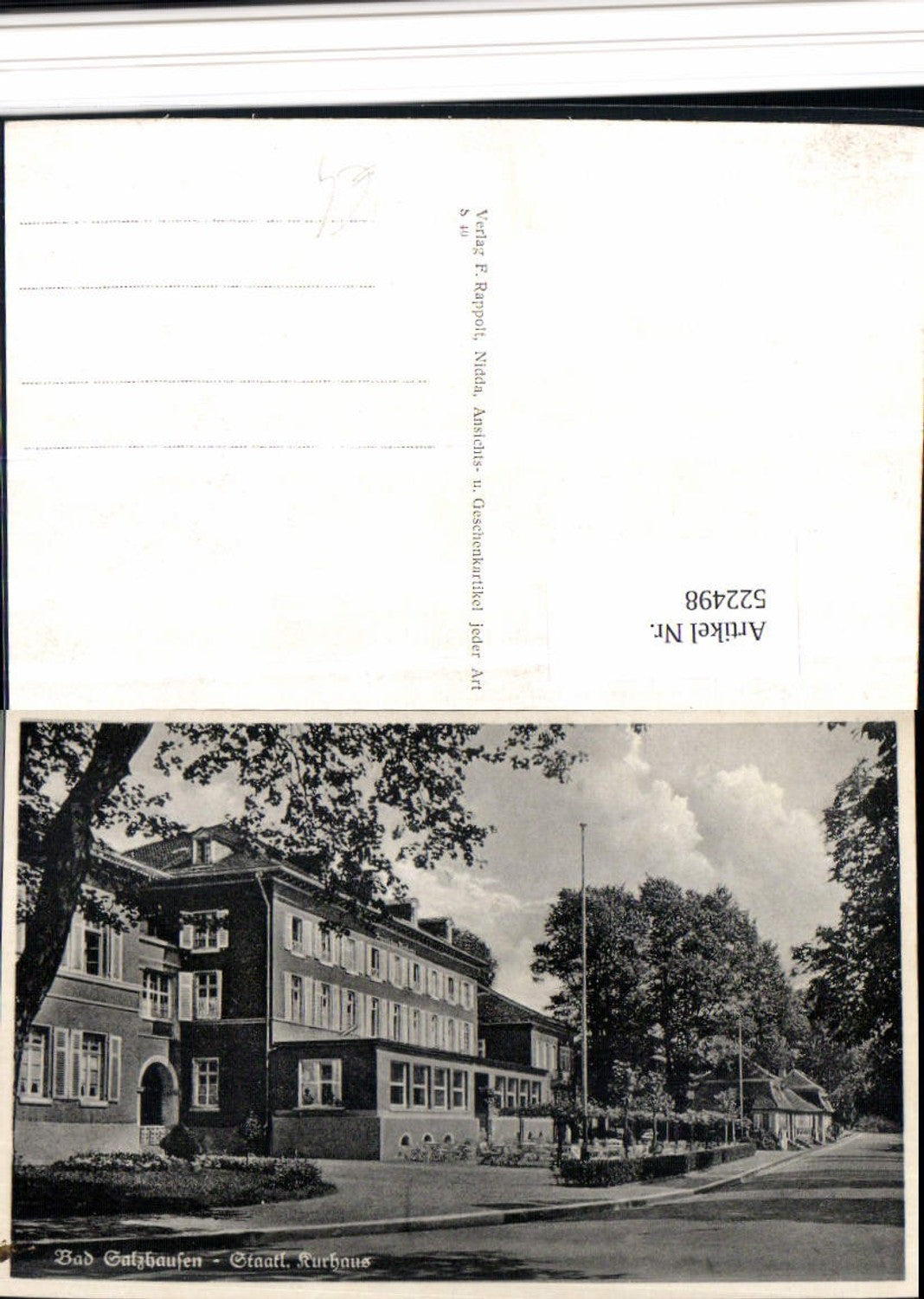 Alte Ansichtskarte – Old Postcard