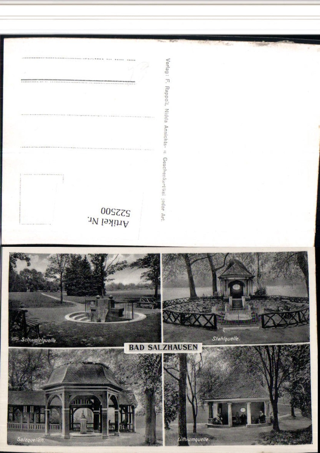 Alte Ansichtskarte – Old Postcard