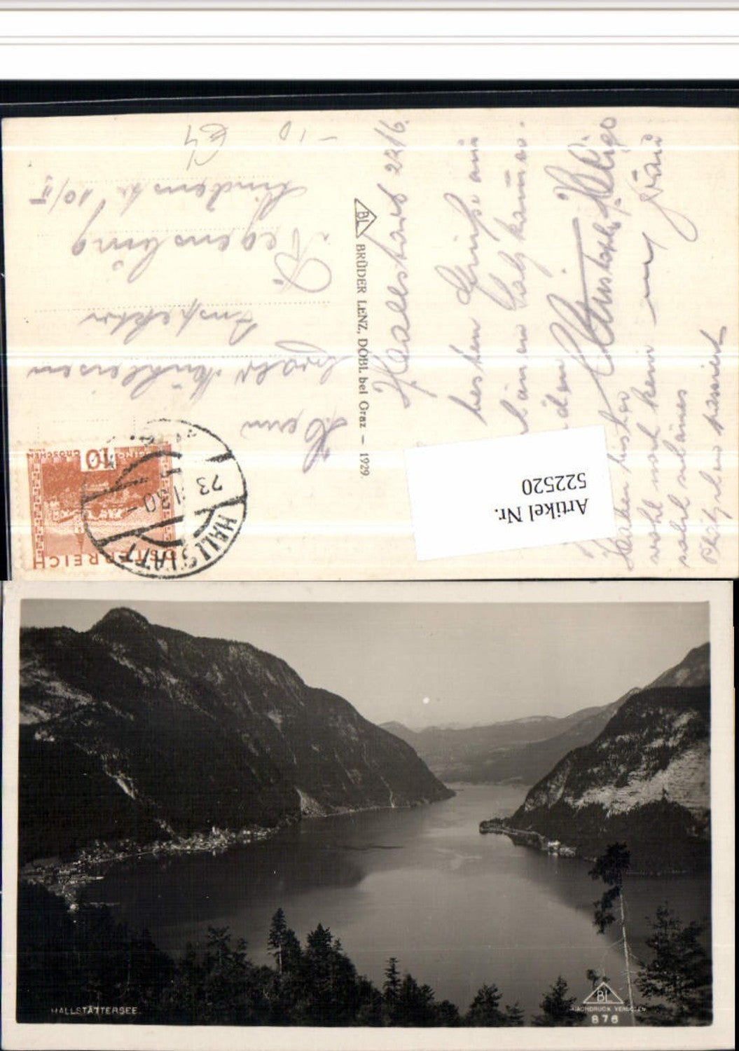 522520,Hallstättersee See b. Hallstatt Bergkulisse