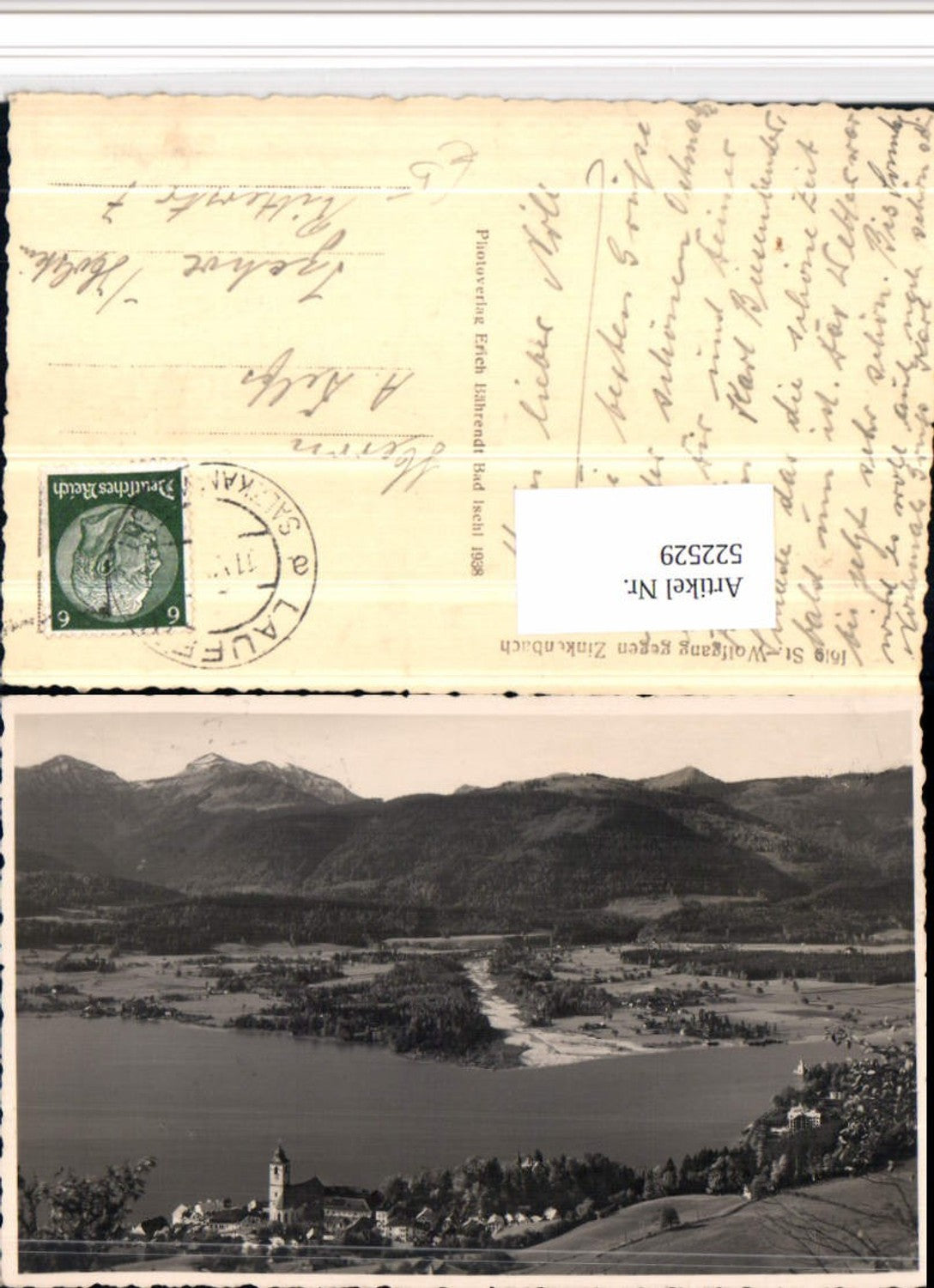 522529,St. Wolfgang Totale geg. Zinkenbach Bergkulisse