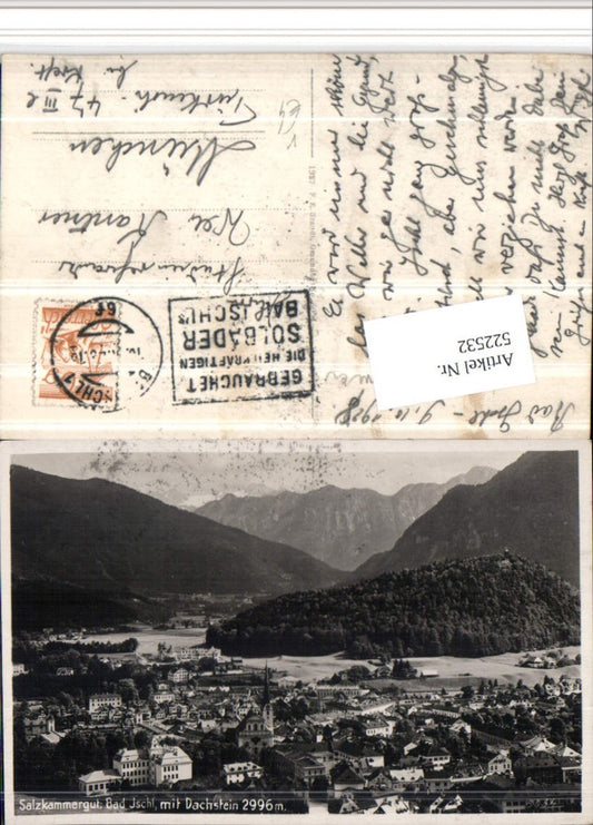 522532,Bad Ischl Totale m. Dachstein Bergkulisse pub Brandt 5054