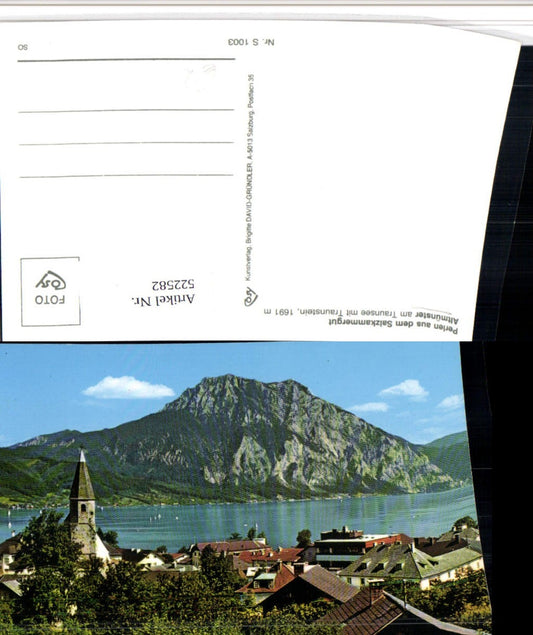 522582,Altmünster am Traunsee Teilansicht Bergkulisse